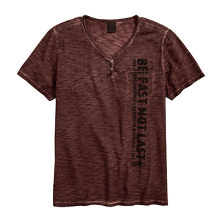 Be Fast Not Last Henley Tee