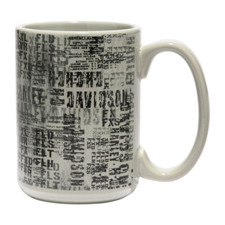 Allover Print Ceramic Mug