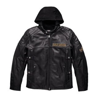 H-D&reg; Triple Vent System&trade; Upton 3-IN-1 Leather Jacket