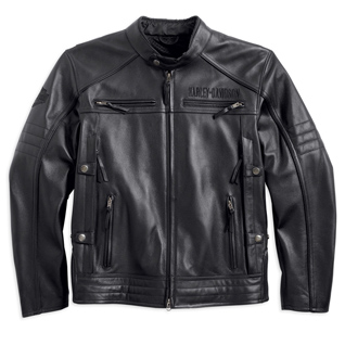 THE BEGINNINGS LEATHER JACKET WITH TRIPLE VENT SYSTEM
