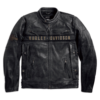 Harley-Davidson Triple Vent System Passing Link Leather Jacket