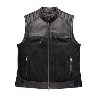 Synthesis Pocket System Leather/Textile Vest