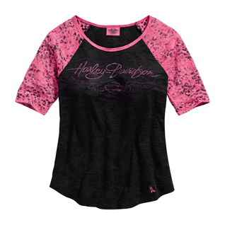 Pink Label Leopard Accent Tee