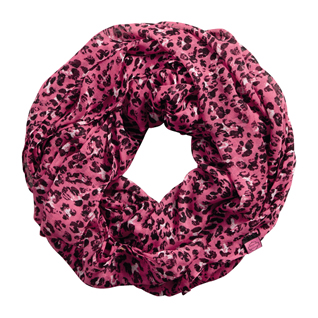 Pink Label Leopard Infinity Scarf