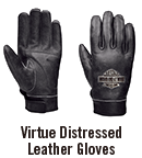 VIRTUE DISTRESSED LEATHER GLOVES