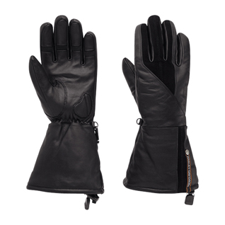 Gage Leather Gauntlet Gloves