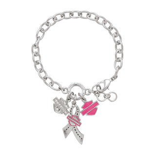 Pink Label Charm Bracelet